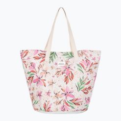 Torba damska ROXY Orange Slice. Białe torebki shopper damskie Roxy, bez wzorów, z materiału, eleganckie, bez dodatków. Za 83.99 zł.