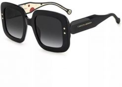Carolina Herrera Okulary Przeciwsłoneczne Damskie Carolina Herrera CH-0010-S-807 Black Grey ) (52/25/145 mm). Czarne okulary przeciwsłoneczne damskie carolina herrera. Za 390.16 zł.
