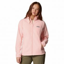 Bluza polarowa damska Columbia Benton Springs Full Zip rozpinana. Czerwone bluzy sportowe damskie Columbia, bez wzorów, z polaru, bez kaptura, trekkingowe. Za 139.00 zł.