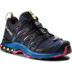 Buty SALOMON - Xa Pro 3D W 400900 20 V0 Medieval Blue/Surf The Web/Pink Yarrow. Niebieskie obuwie sportowe damskie Salomon, z materiału. W wyprzedaży za 379.00 zł.