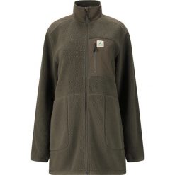 Damski długi polar Whistler Felis Teddy. Brązowe bluzy sportowe damskie Whistler, bez wzorów, z polaru, bez kaptura, narciarskie. Za 263.50 zł.