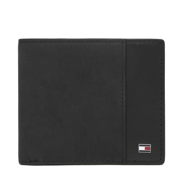 Portfel Tommy Hilfiger. Czarne portfele męskie Tommy Hilfiger, bez wzorów. Za 329.99 zł.