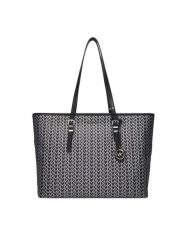 MICHAEL Michael Kors Torebka Quinn 30T5SQNT9O Czarny. Czarne torebki do ręki damskie MICHAEL Michael Kors, bez wzorów, z materiału, bez dodatków. Za 809.99 zł.