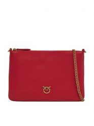 PINKO Torebka 100455 A0F1 R30Q Czerwony. Czerwone kopertówki damskie Pinko, bez wzorów, ze skóry, bez dodatków. Za 419.99 zł.