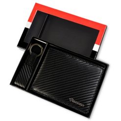 Zestaw skórzany Rovicky czarny R-PK5-N992-702. Czarne portfele męskie ROVICKY, bez wzorów, ze skóry. Za 70.00 zł.