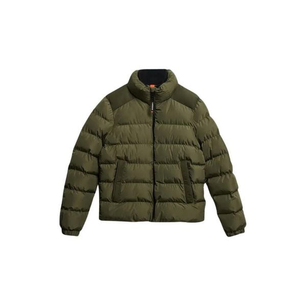 Kurtka puchowa Superdry Sports. Zielone kurtki męskie Superdry., na zimę, xl, bez wzorów, z elastanu, klasyczne, bez kaptura. Za 514.65 zł.