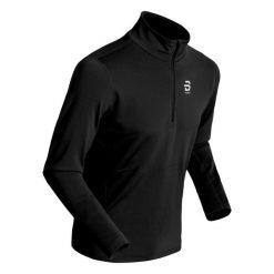 Koszulka termoaktywna pół-zip Daehlie Sportswear Pace. Czarne koszulki sportowe męskie DAEHLIE, na zimę, xl, bez wzorów, z elastanu, bez kołnierzyka, bez ramiączek, do biegania. Za 441.00 zł.