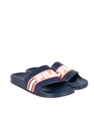 Fila Klapki "Oceano" | FFW0100 | Kobieta | Granatowy. Niebieskie klapki damskie Fila, bez wzorów, z materiału, bez obcasa. W wyprzedaży za 99.00 zł.