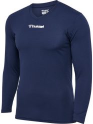 Koszulka z długim rękawem Hummel BL Essential. Czerwone t-shirty damskie Hummel, l, bez wzorów, z materiału, klasyczne, bez kołnierzyka. Za 109.50 zł.