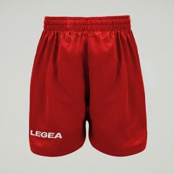 Spodenki Męskie do Biegania Napoli Poliester 100% Czerwony. Czerwone krótkie spodenki sportowe męskie Legea, m, bez wzorów, z materiału, do biegania. Za 40.00 zł.