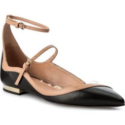 Półbuty ELISABETTA FRANCHI - SA-67L-77E2-V332 Nero/Rosa Antic 698. Brązowe półbuty damskie Elisabetta Franchi, bez wzorów, z materiału, bez obcasa, na płaskiej podeszwie, bez zapięcia. W wyprzedaży za 939.00 zł.