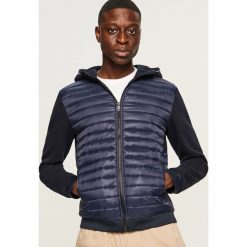 Pikowana bluza z kapturem - Granatowy. Bluzy męskie marki Reserved. Za 159.99 zł.
