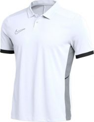 Koszulka męska Nike Dri-Fit Academy 25 SS Polo biała FZ9759 100 M. Białe koszulki polo męskie Nike, m, bez wzorów, bez ramiączek. Za 149.20 zł.