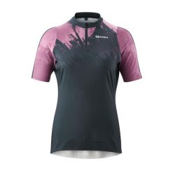 Damski jersey Gonso Lesima. Szare koszulki sportowe damskie Gonso, bez wzorów, z jersey, bez kołnierzyka, bez ramiączek, rowerowe. Za 365.50 zł.