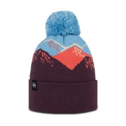 Czapka BUFF KNITTED BEANIE TATIK BURGUNDY. Czerwone czapki i kapelusze damskie Buff, bez wzorów, sportowe. Za 123.19 zł.