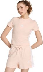 Adidas Koszulka damska pastelowy róż KD2343 L. Czerwone t-shirty damskie Adidas, l, bez wzorów, bez kołnierzyka. Za 117.71 zł.