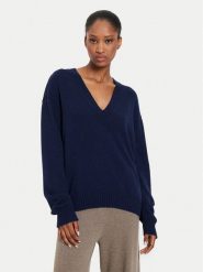 Kontatto Sweter 3M0177 Granatowy Regular Fit. Niebieskie swetry damskie Kontatto, m, bez wzorów, z syntetyku, bez kołnierzyka, bez ramiączek, bez kaptura. Za 269.99 zł.