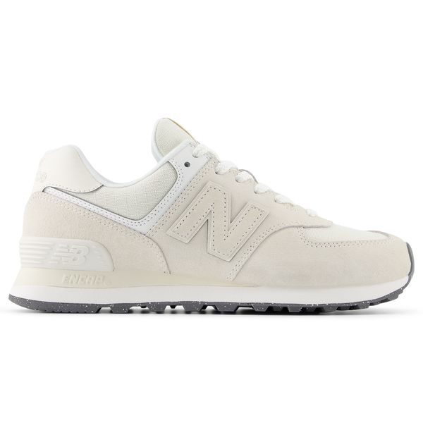 Buty damskie New Balance WL574RBL – beżowe. Brązowe obuwie sportowe damskie New Balance, bez wzorów. Za 499.99 zł.