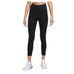 Legginsy Getry Spodnie Nike Bawełniane Z Logo Wysoki Stan. Czarne legginsy damskie Nike, bez wzorów, z bawełny, na fitness i siłownię. Za 179.00 zł.