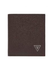 Guess Portfel SMMISB LEA22 Brązowy. Brązowe portfele męskie Guess, z aplikacjami, ze skóry. Za 264.99 zł.