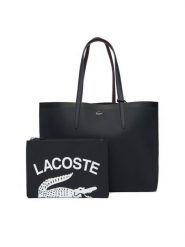 Lacoste Torebka NF5128AS Czerwony. Czerwone torebki do ręki damskie Lacoste, bez wzorów, ze skóry, bez dodatków. Za 689.99 zł.