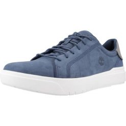Tenisówki Timberland Model Seneca Bay Low Lace Up Kolor Niebieski. Niebieskie trampki męskie Timberland, bez wzorów, z jeansu, bez zapięcia. Za 466.30 zł.