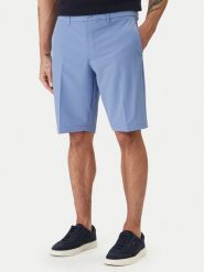 BOSS Szorty materiałowe S_Commuter_10.5 50540337 Błękitny Slim Fit. Niebieskie szorty męskie Boss, m, bez wzorów, z materiału. Za 549.99 zł.