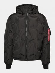 Alpha Industries Kurtka zimowa 108107 Czarny Regular Fit. Czarne kurtki męskie Alpha Industries, na zimę, l, bez wzorów, z syntetyku, bez kaptura. Za 699.00 zł.