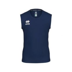 Koszulka Errea Gale. Niebieskie koszulki sportowe męskie ERREA, l, bez wzorów, z materiału, bez kołnierzyka, bez ramiączek, do biegania. Za 157.99 zł.