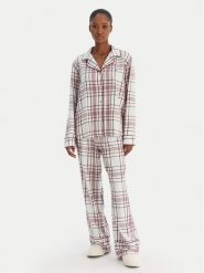 Tommy Hilfiger Piżama UW0UW06155 Écru Relaxed Fit. Piżamy damskie Tommy Hilfiger, m, bez wzorów, z syntetyku, bez ramiączek. Za 559.99 zł.