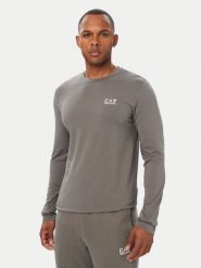 EA7 Emporio Armani Longsleeve 8NPT28 PJVQZ U8085 Szary Regular Fit. Szare bluzki z długim rękawem męskie EA7 Emporio Armani, l, bez wzorów, z bawełny, bez kołnierzyka. Za 309.99 zł.