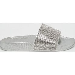 Answear - Klapki Abloom. Szare klapki damskie ANSWEAR, z materiału. W wyprzedaży za 54.90 zł.
