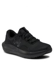Buty do biegania Under Armour Charged Surge 4 Czarny. Czarne obuwie sportowe damskie Under Armour, bez wzorów, z materiału, do biegania. Za 287.11 zł.