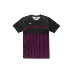 Koszulka do tenisa męska Yonex CT16861621. Czarne koszulki sportowe męskie YONEX, l, bez wzorów, z poliesteru, bez kołnierzyka, bez ramiączek, tenisowe. Za 162.99 zł.