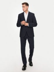 Boss Garnitur H-Jeckson 50521676 Granatowy Regular Fit. Niebieskie garnitury męskie Boss, bez wzorów, z wełny. Za 2,399.00 zł.