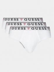 Guess Komplet slipów U97G00 KCD31 Biały. Białe slipki męskie Guess, m, z aplikacjami, z bawełny. Za 159.99 zł.