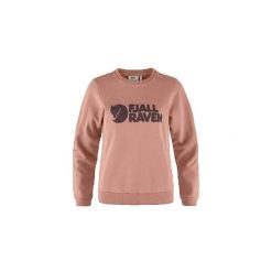 Sweter Fjällräven różowy z logo. Czerwone swetry damskie Fjällräven, xl, bez wzorów, z bawełny, klasyczne, bez kołnierzyka, bez ramiączek, bez kaptura. Za 581.75 zł.