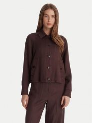 Marella Koszula Baia1 2615191051 Brązowy Regular Fit. Brązowe bluzki damskie Marella, bez wzorów, z wiskozy, bez kołnierzyka, bez ramiączek. Za 779.99 zł.