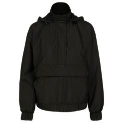 Parka dla kobiet Urban Classic panel. Czarne kurtki damskie Urban Classics, na zimę, bez wzorów, bez kaptura. W wyprzedaży za 170.50 zł.