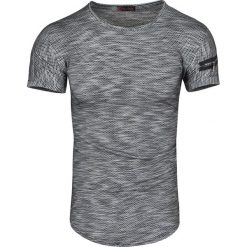 Koszulka męska t-shirt z suwakiem czarna Recea. Czarne t-shirty męskie Recea, m, bez wzorów, z bawełny, bez kołnierzyka. W wyprzedaży za 14.99 zł.