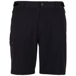 Spodenki Cargo Męskie Gatesgillwell B. Czarne krótkie spodenki sportowe męskie Trespass, m, bez wzorów, z elastanu, na fitness i siłownię. Za 198.99 zł.