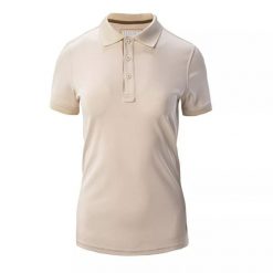 Koszulka damska Magnum Polo Wo's - beżowa, Rozmiar L. Brązowe koszulki sportowe damskie MAGNUM, l, bez wzorów, z materiału, bez kołnierzyka, bez ramiączek, do biegania. Za 56.99 zł.