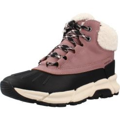 Buty GEOX J FLEXYPER PLUS GIRL Rose. Czerwone trekkingi damskie Geox, trekkingowe. Za 283.99 zł.