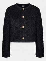 Gina Tricot Kurtka przejściowa 20990 Czarny Regular Fit. Czarne kurtki damskie Gina Tricot, l, bez wzorów, z syntetyku, bez kaptura. Za 189.99 zł.