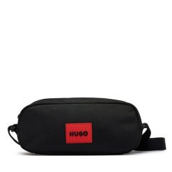 Saszetka HUGO. Czarne saszetki męskie Hugo, młodzieżowe, małe. Za 349.99 zł.