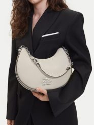 KARL LAGERFELD Torebka A2W30019 Kremowy. Białe torebki do ręki damskie KARL LAGERFELD, bez wzorów, ze skóry, bez dodatków. Za 719.99 zł.