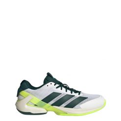 Buty Adizero Ubersonic 5 Tennis. Białe buty sportowe męskie Adidas, bez zapięcia, tenisowe. Za 649.00 zł.