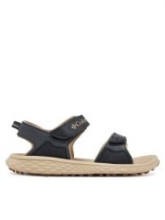 Columbia Sandały Konos Hiker 2-Strap 2121561 Czarny. Czarne sandały męskie Columbia, ze skóry, bez zapięcia. Za 199.99 zł.