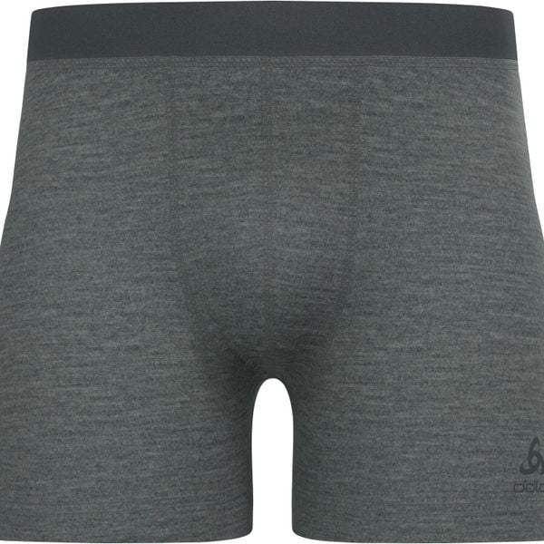 Bokserki męskie ODLO Merino 160 Boxer. Szare bielizna termoaktywna męska Odlo, m, bez wzorów. Za 249.99 zł.
