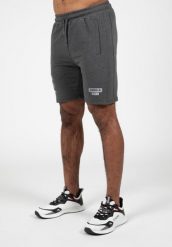 Lopez Szorty - Dark Szary Melange. Szare krótkie spodenki sportowe męskie GORILLA WEAR, l, bez wzorów, z bawełny, na fitness i siłownię. Za 209.00 zł.